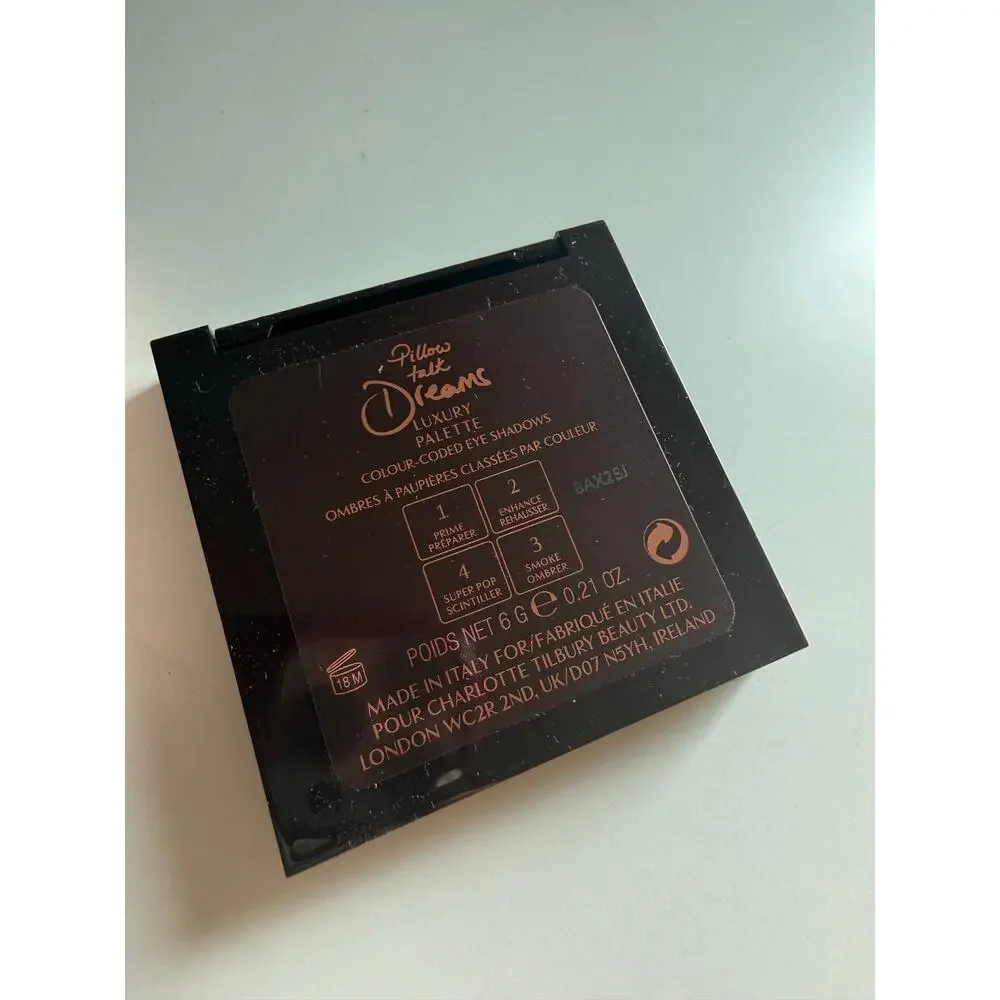 $58 Charlotte Tilbury Pillow Talk Dreams Luxury Eyeshadow Palette New